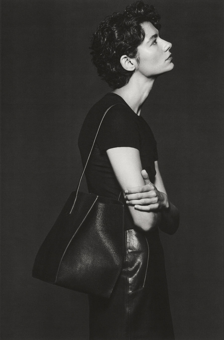 Anna Lee carries the Perine Bag.