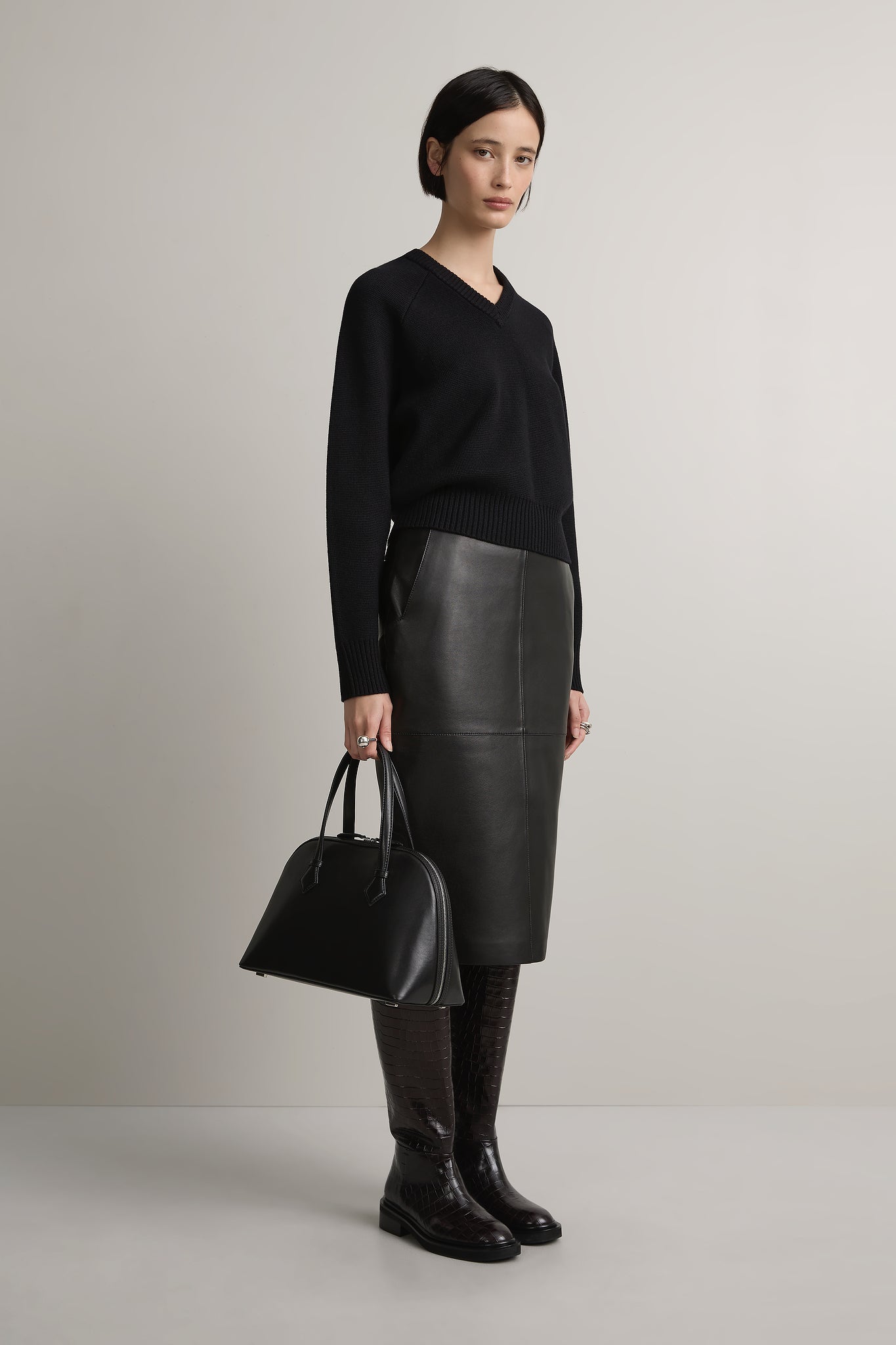 The Harnick Top Handle Bag
