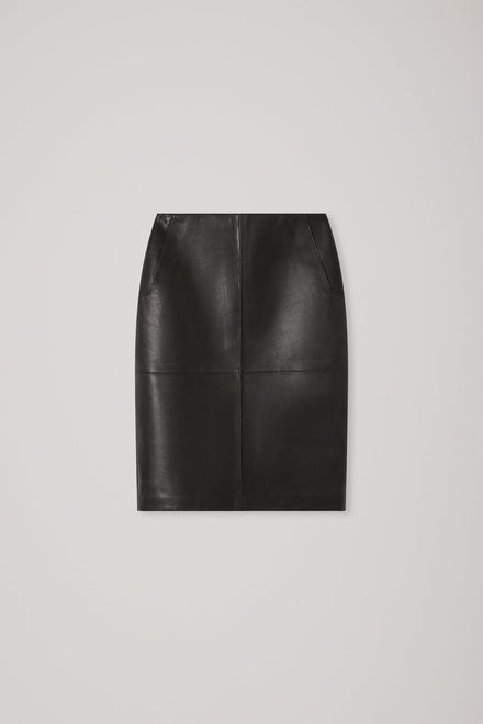 The Wright Leather Skirt